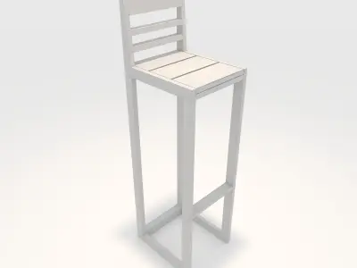 Bar Stool 6 3D model