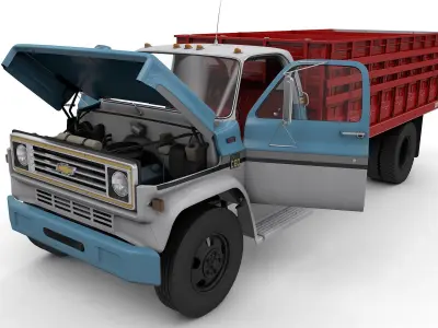 Chevy C60 Truck Omaha Standard 1977 3D model