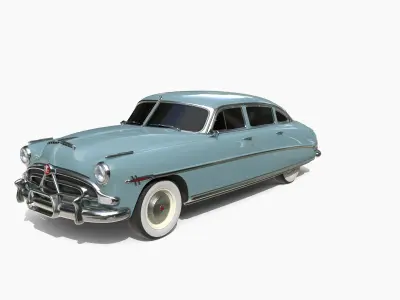4 Door Hudson Hornet v3 3D model