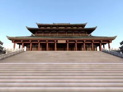 Chinese palace 3D model