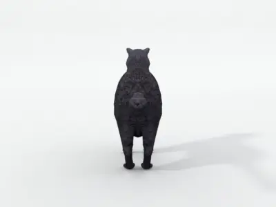 Cat Mammal Low-poly 3D model