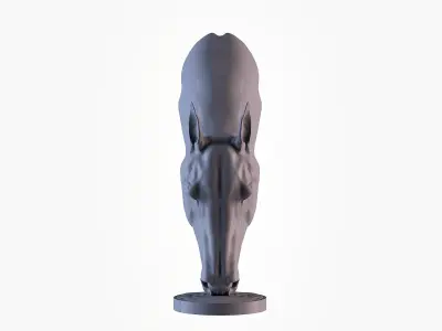 Arabian Horse Head 3D print model