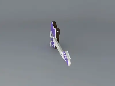 Ernie Ball MUSICMAN Eddie Van Halen Model guitar Free 3D model