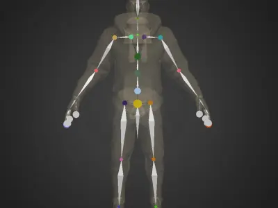 Mikey Money  Dynamic 3D Male Game Character Low-poly 3D model