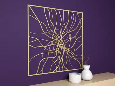 Free Art Lines 3D model