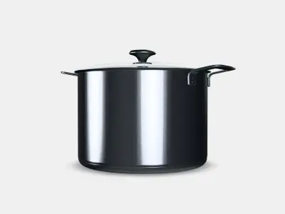 HEMKOMST Pot with lid Low-poly 3D model