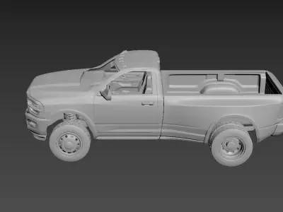 Dodge Ram 3500 2020 Regular Cab 3D print model