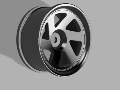 1 10 Scale Rotiform TMB Rc Car Wheels 3D print model