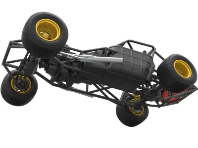 Super Dirt Late model Base Scale 1 to 25 3D print model