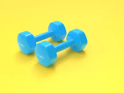 Dumbbell dumbbells 3D model purchase
