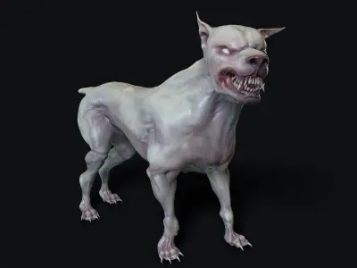 Mutant Dog Low-poly 3D model