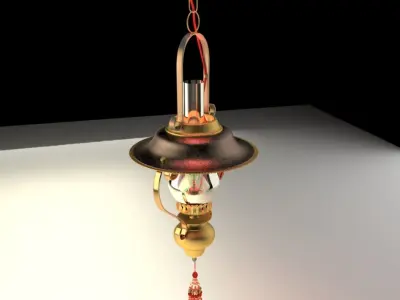 Chinese lantern 3D model