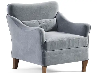 Armchair Ceppi Style Beyond Luxury Low-poly 3D model