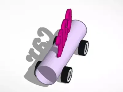 tube Car  3D model