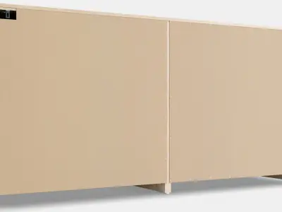 MALM Chest of 6 drawers 7 Low-poly 3D model