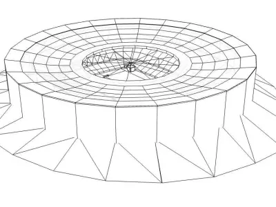 Mane Garrincha Stadium 3D model