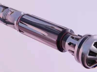 Darth Sion Lightsaber Low-poly 3D model