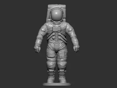 Space suit model 3D print model