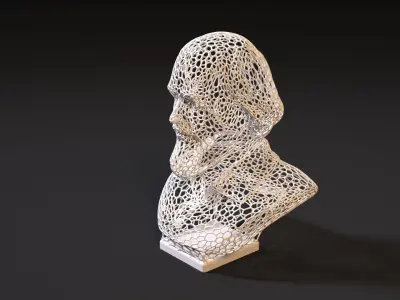 Shakespeare Bust 3D print model
