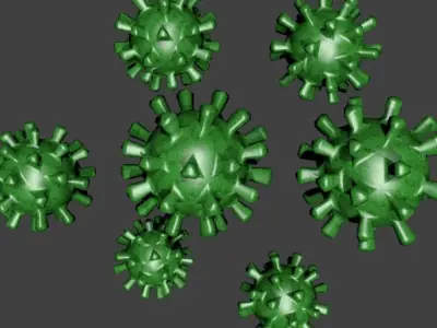 VIRUS COVID Free 3D model