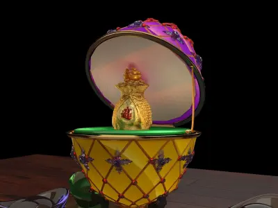 Chinese money bag  3D model