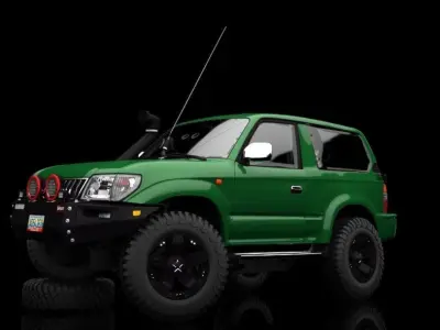 Toyota  Meru Higt Poly 3D model