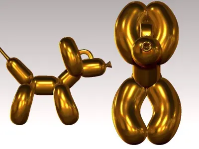Balloon Dog Display - decor - 3D print 3D print model
