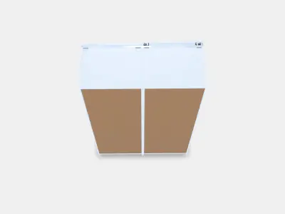 PAX - HASVIK Wardrobe combination 2 3D model