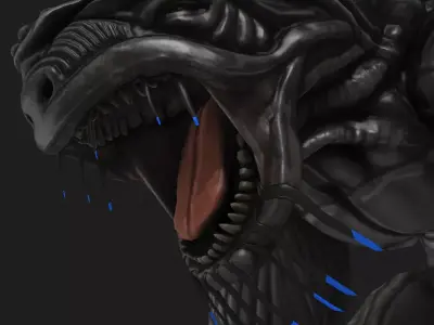 Alien Animal 3D Model Low-poly 3D model