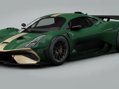 Brabham BT62 R 3D model