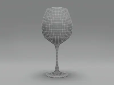 XL Oversized Wine Glass 3D model