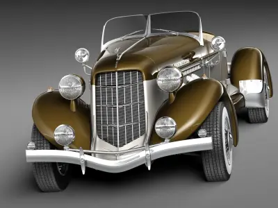 Auburn Speedster 851 3D model