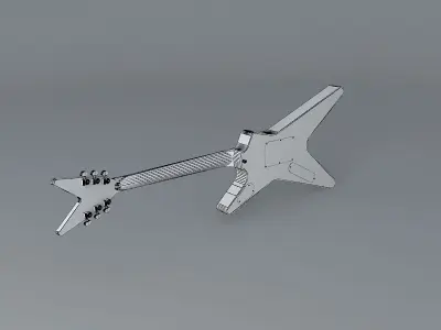 Dean ML Dimebag model guitar Free 3D model