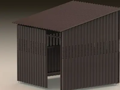 Shed Building 3D model