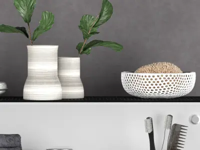 Bathroom set 6 3D model