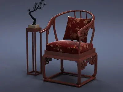 cabinet cabinet wardrobe sofa bed table bookshelve 3D model