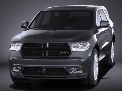 Dodge Durango 2014 VRAY 3D model