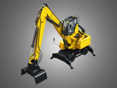 MH3022 Material Handler Vehicle  3D model