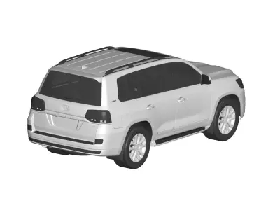 Toyota Land Cruiser 200  3D model