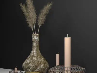 decorative set 001 3D model get