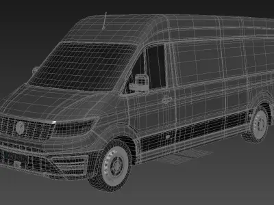VW Crafter Kasten 3D model