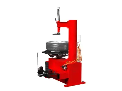 Tire Changer Machine Low-poly 3D model