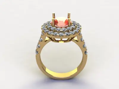 R251 Thailand ring new design cad file 3D model