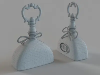 Kensal Key Handle Decorative Bottle 3D model