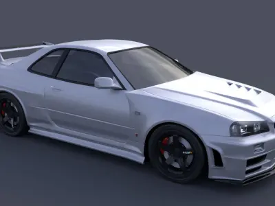 Nissan GTR Family 3D Model Pack