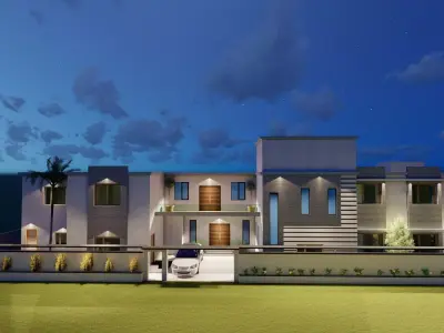 Sustainable House in Hot Climate 3D model