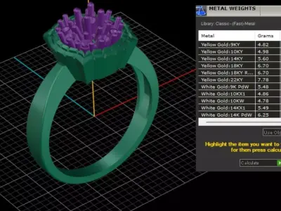 ring woman  3D print model 61