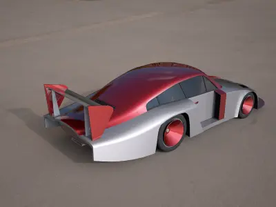  nascar racing vehicle 3d model 3D model