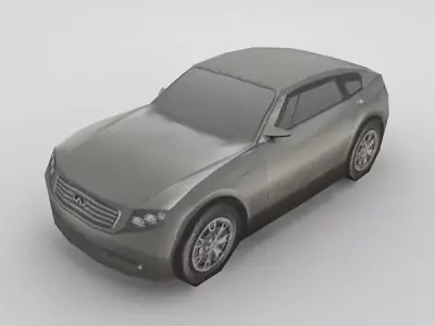 Infiniti Triant Low-poly 3D model
