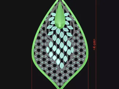 Luxury Statement Necklace for Timeless Style 3D print model